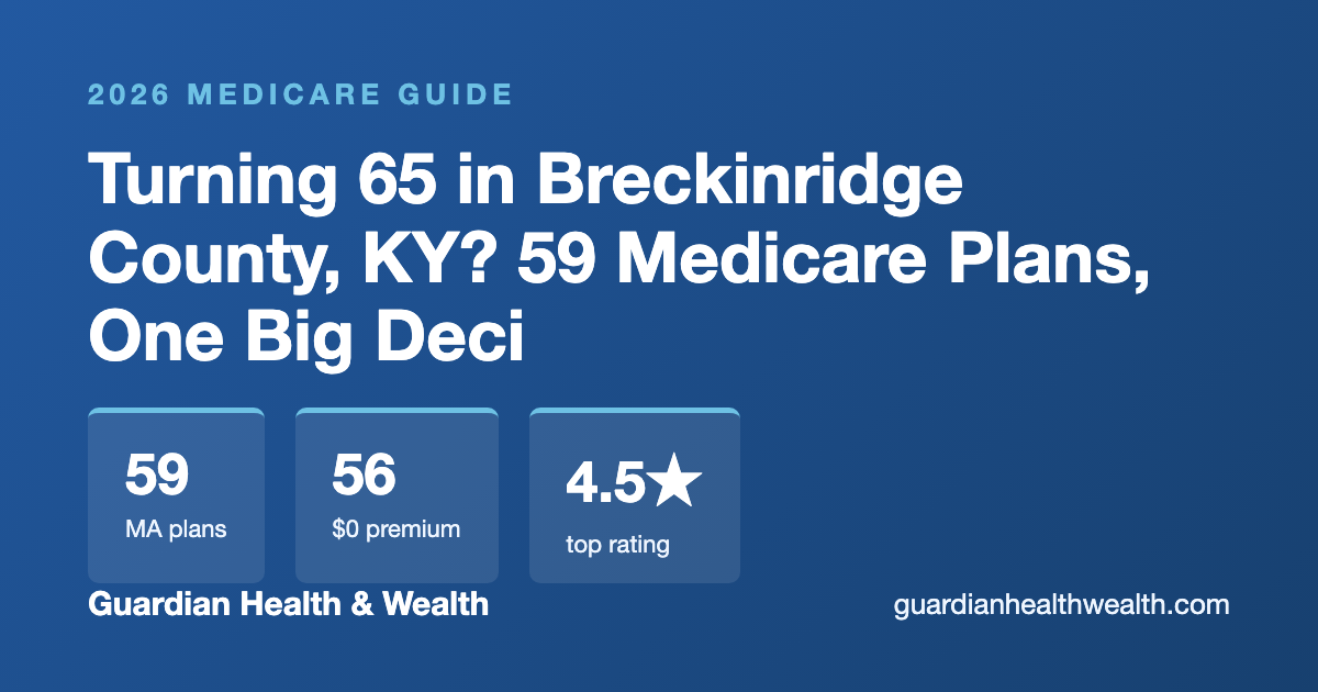 Turning 65 in Breckinridge County, KY? 59 Medicare Plans, One Big Decision (2026)