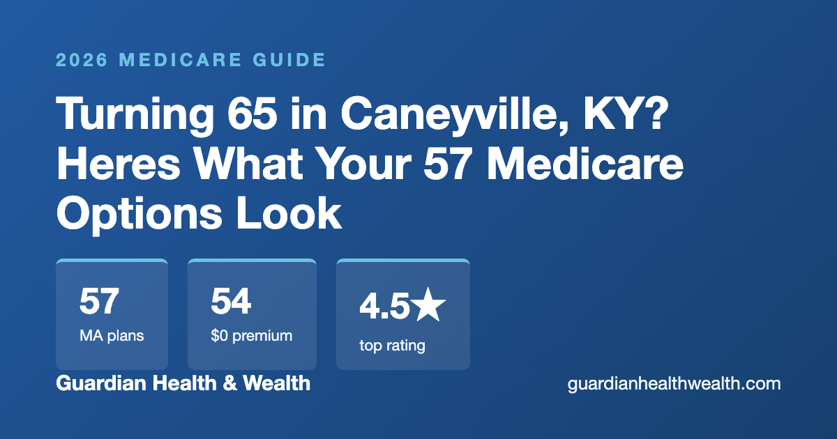 Turning 65 in Caneyville, KY? Heres What Your 57 Medicare Options Look Like (2026)