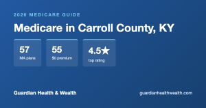 Medicare in Carroll County, KY: 57 Plans, 55 With $0 Premiums (2026 Guide)