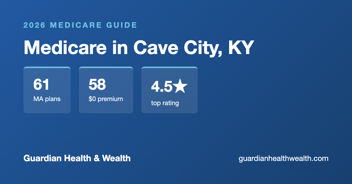 Medicare in Cave City, KY: 61 Plans Available, 58 With $0 Premiums (2026)