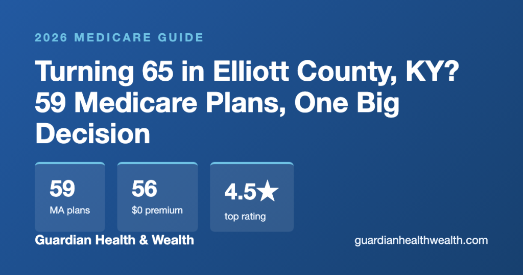 Turning 65 in Elliott County, KY? 59 Medicare Plans, One Big Decision (2026)