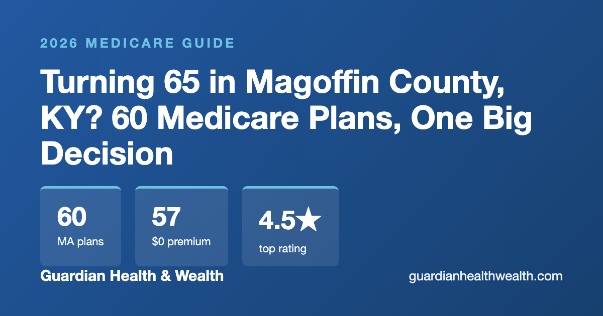 Turning 65 in Magoffin County, KY? 60 Medicare Plans, One Big Decision (2026)