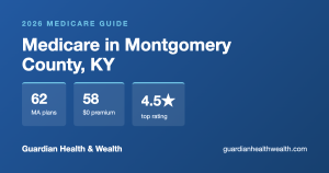 Medicare in Montgomery County, KY: 62 Plans, 58 With $0 Premiums (2026 Guide)