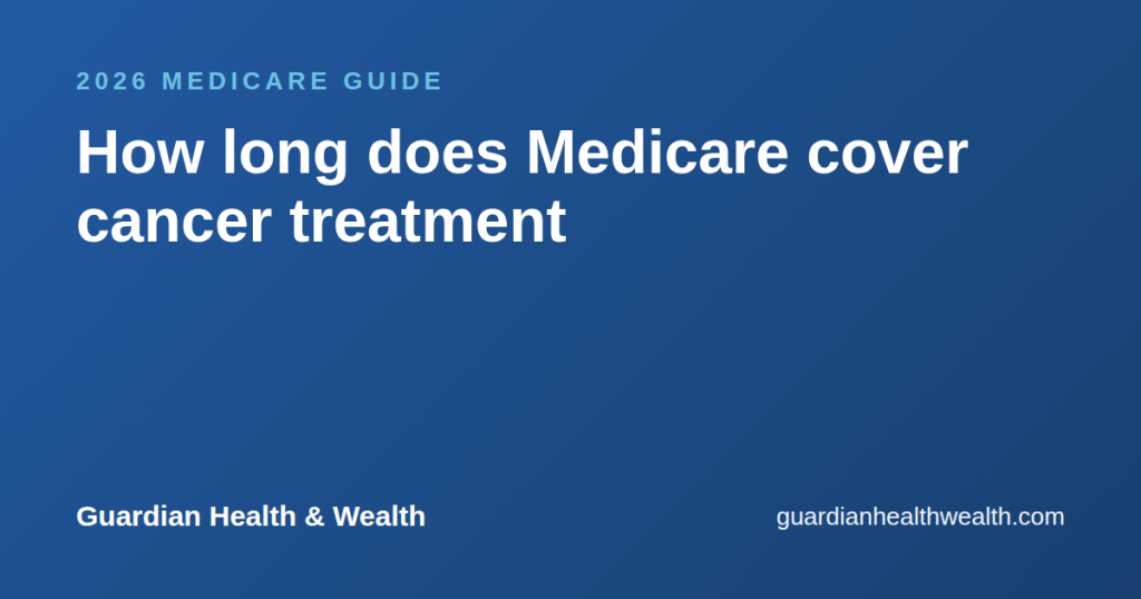 How long does Medicare cover cancer treatment : and where the real exposure is