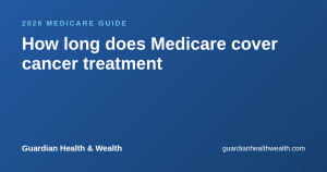 How long does Medicare cover cancer treatment : and where the real exposure is