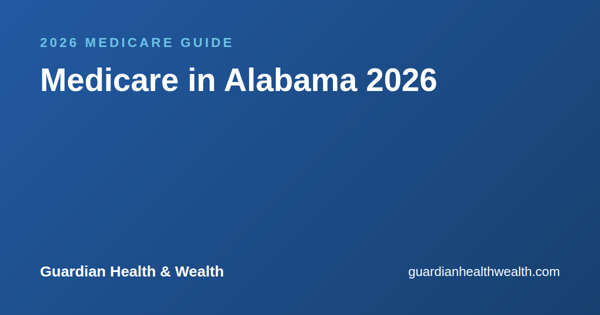 Medicare in Alabama 2026: Plans, Costs Local Help by County