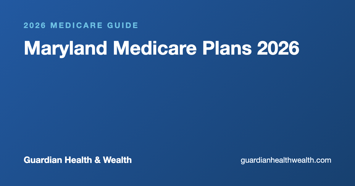 Maryland Medicare Plans 2026: Costs Local Help