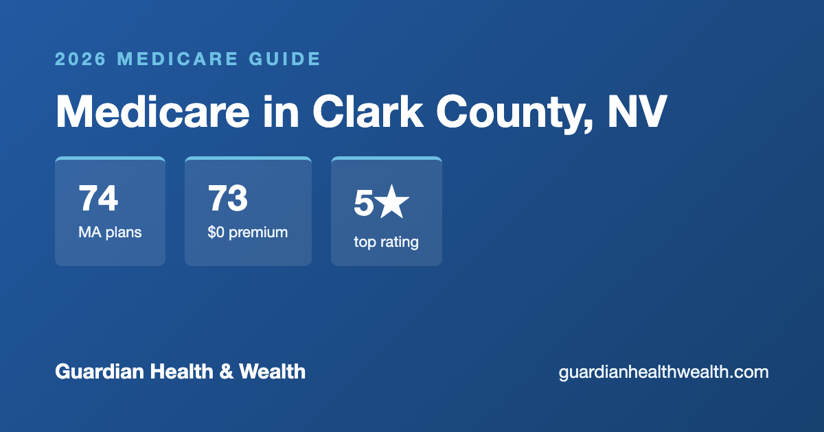 Medicare in Clark County, NV: 74 Plans, 73 With $0 Premiums (2026 Guide)
