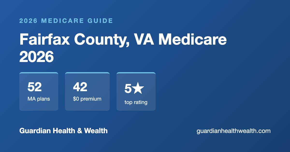 Fairfax County, VA Medicare 2026: 52 Plans Compared — Costs, Ratings Deadlines