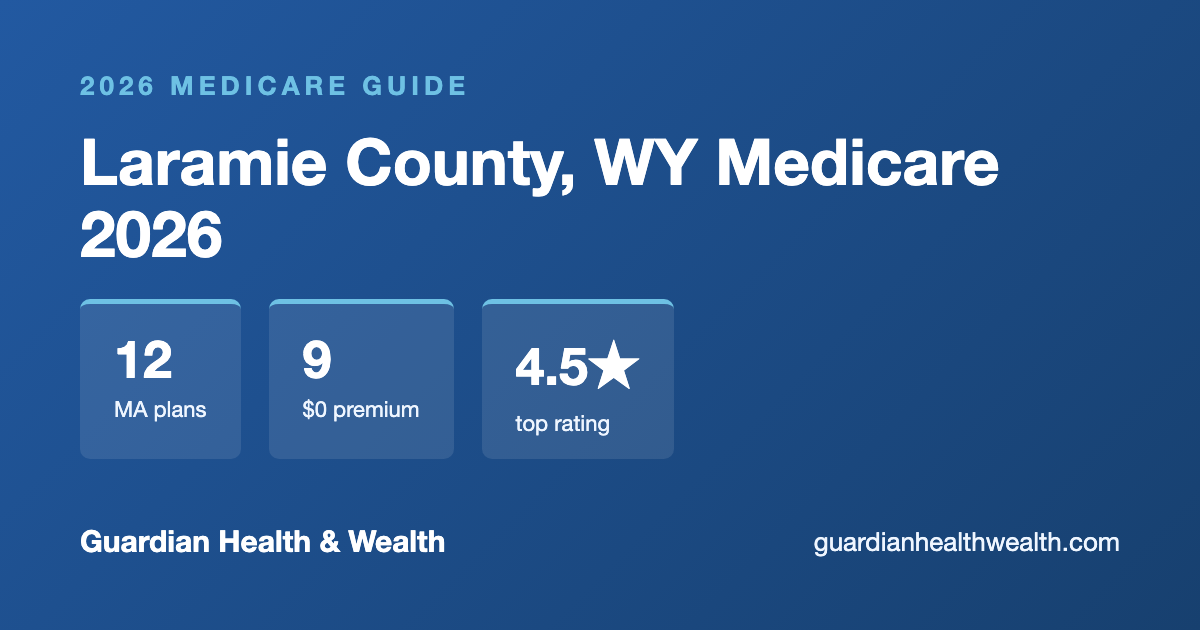 Laramie County, WY Medicare 2026: 12 Plans Compared — Costs, Ratings Deadlines