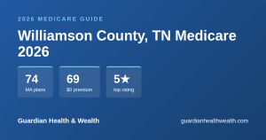 Williamson County, TN Medicare 2026: 74 Plans Compared — Costs, Ratings Deadlines