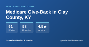 Medicare Give-Back in Clay County, KY: Get Up to $184.70/Month Back on Your Part B Premium (2026)