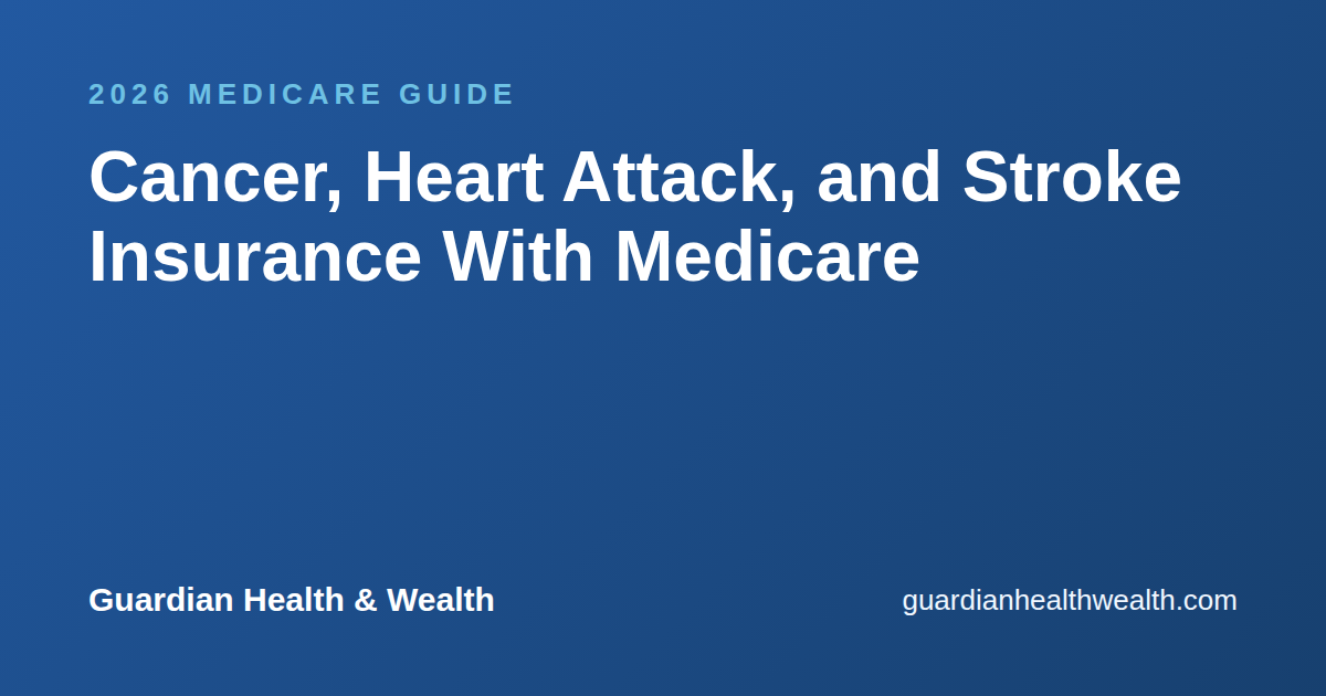 Cancer, Heart Attack, and Stroke Insurance With Medicare: When It Helps and When It Does Not