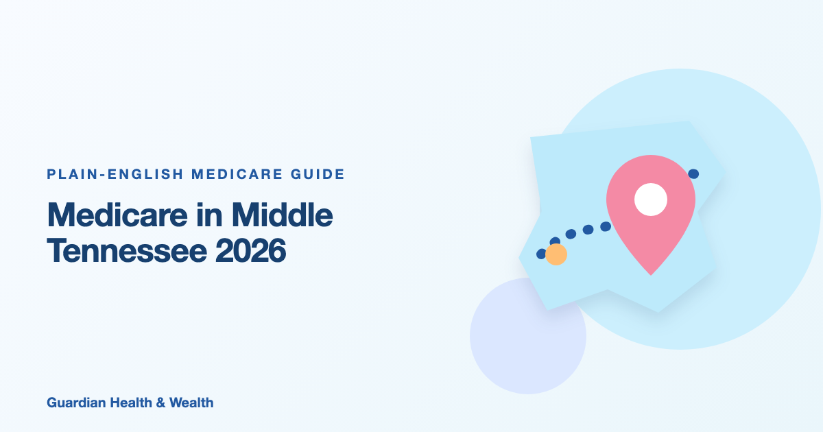 Illustrated guide: Medicare in Middle Tennessee 2026: Compare County Plan Choice