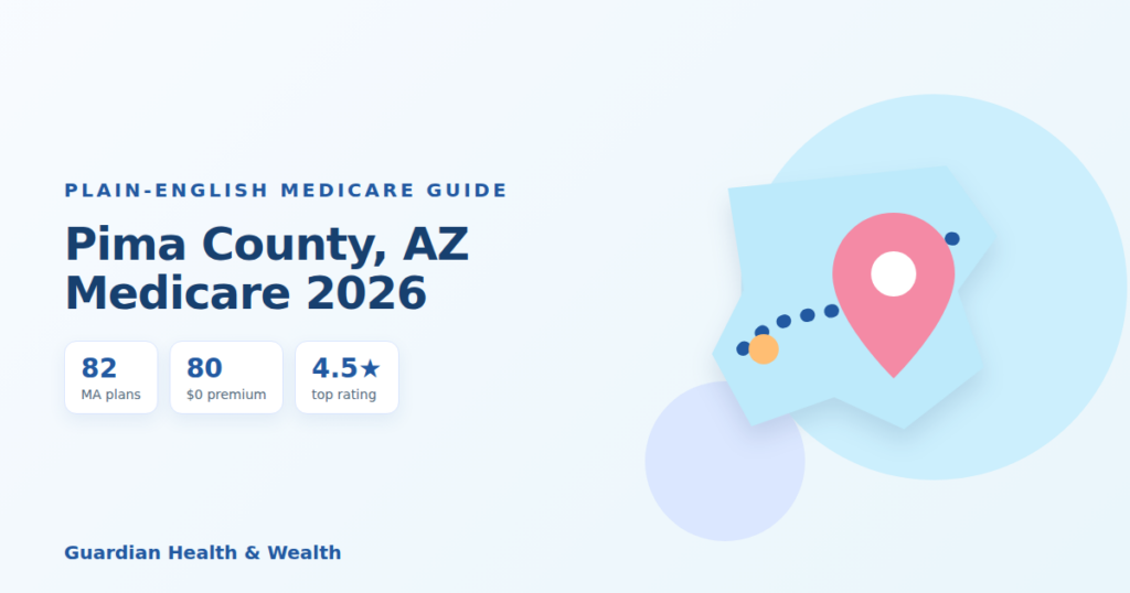 Illustrated guide: Pima County, AZ Medicare 2026: 82 Plans Compared (Costs, Ratings Deadlines)
